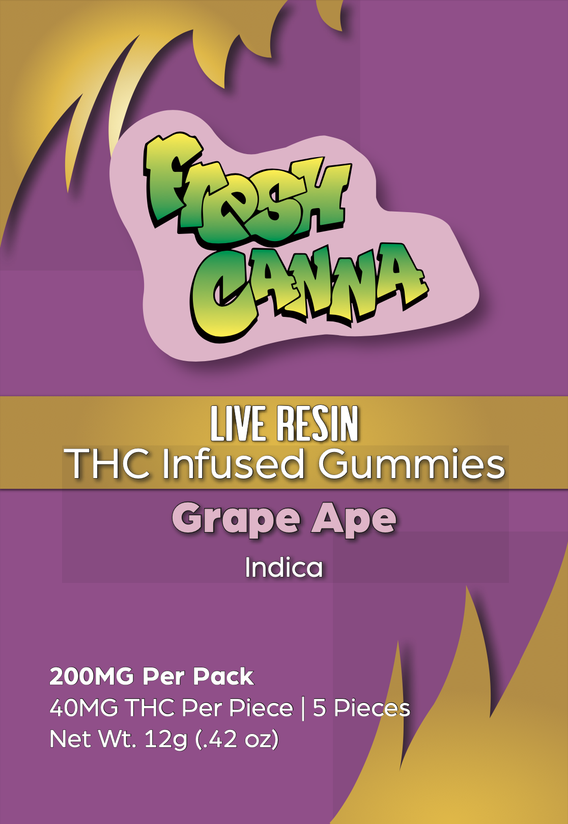Photograph of product: Grape Ape Gummies