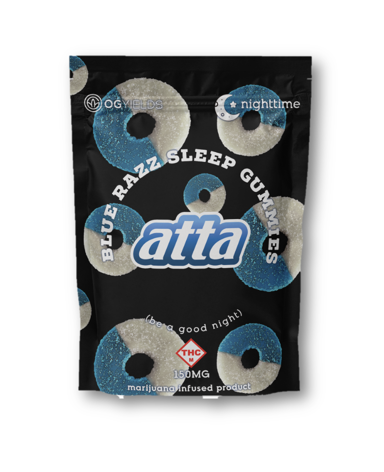 Photograph of product: Blue Raz (Sleep) | Full Spectrum + CBN | Gummy Rings 150mg