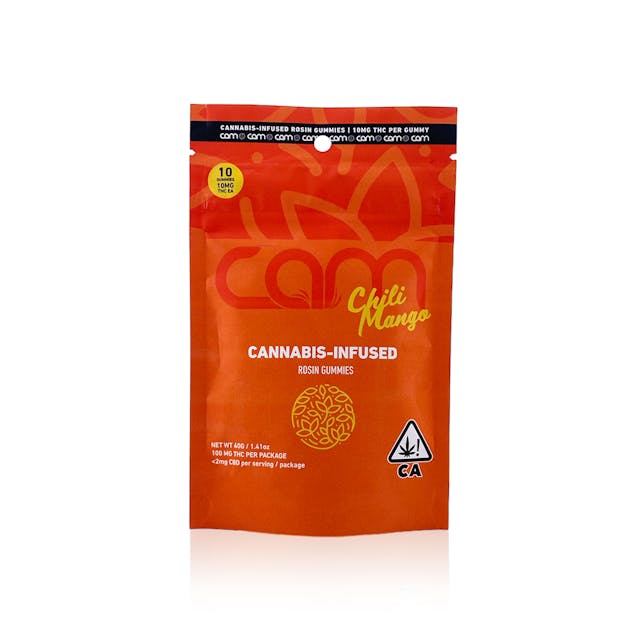 Photograph of product: Chili Mango | 100mg Rosin Gummies - 