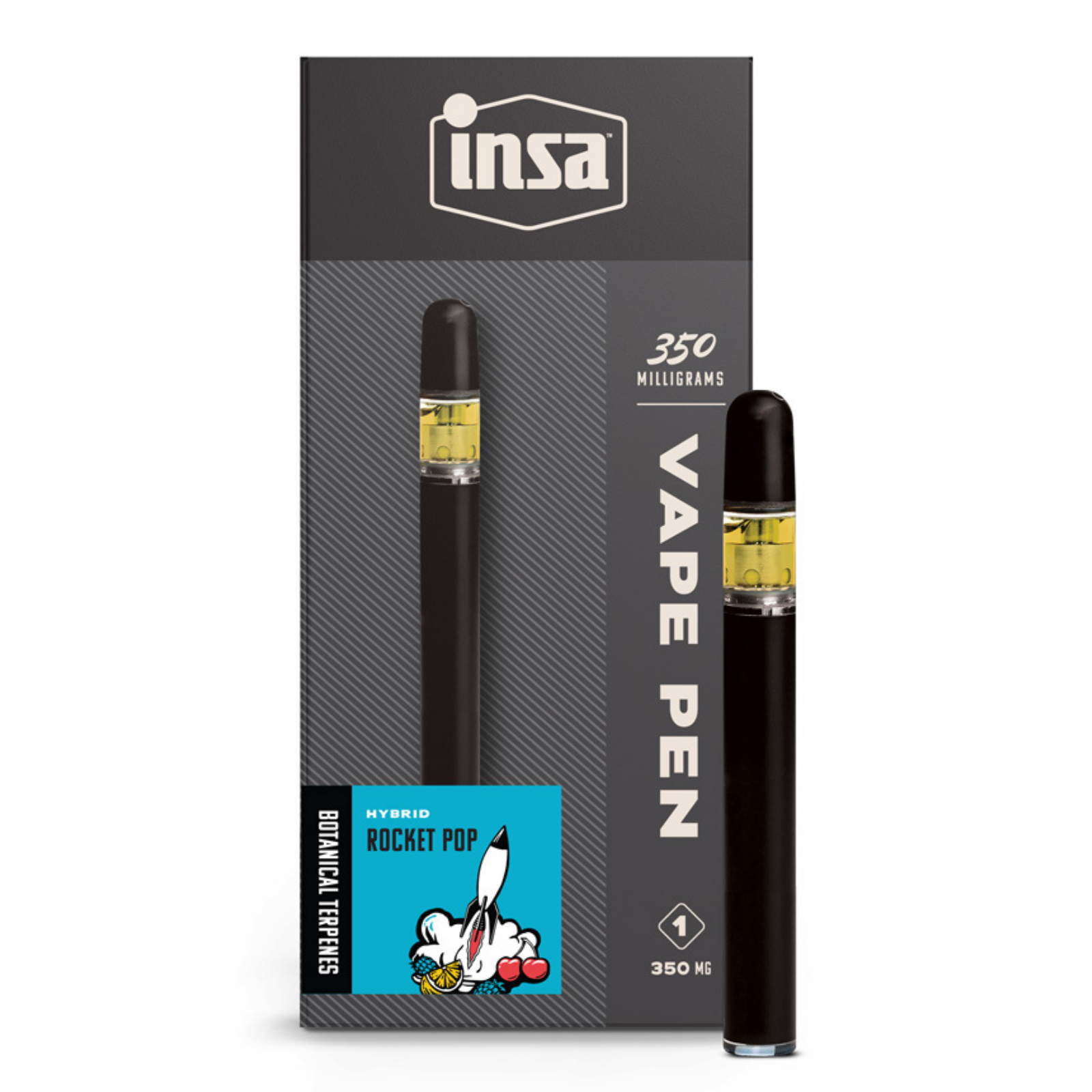 Photograph of product: 350mg Disposable | Rocket Pop | INSA