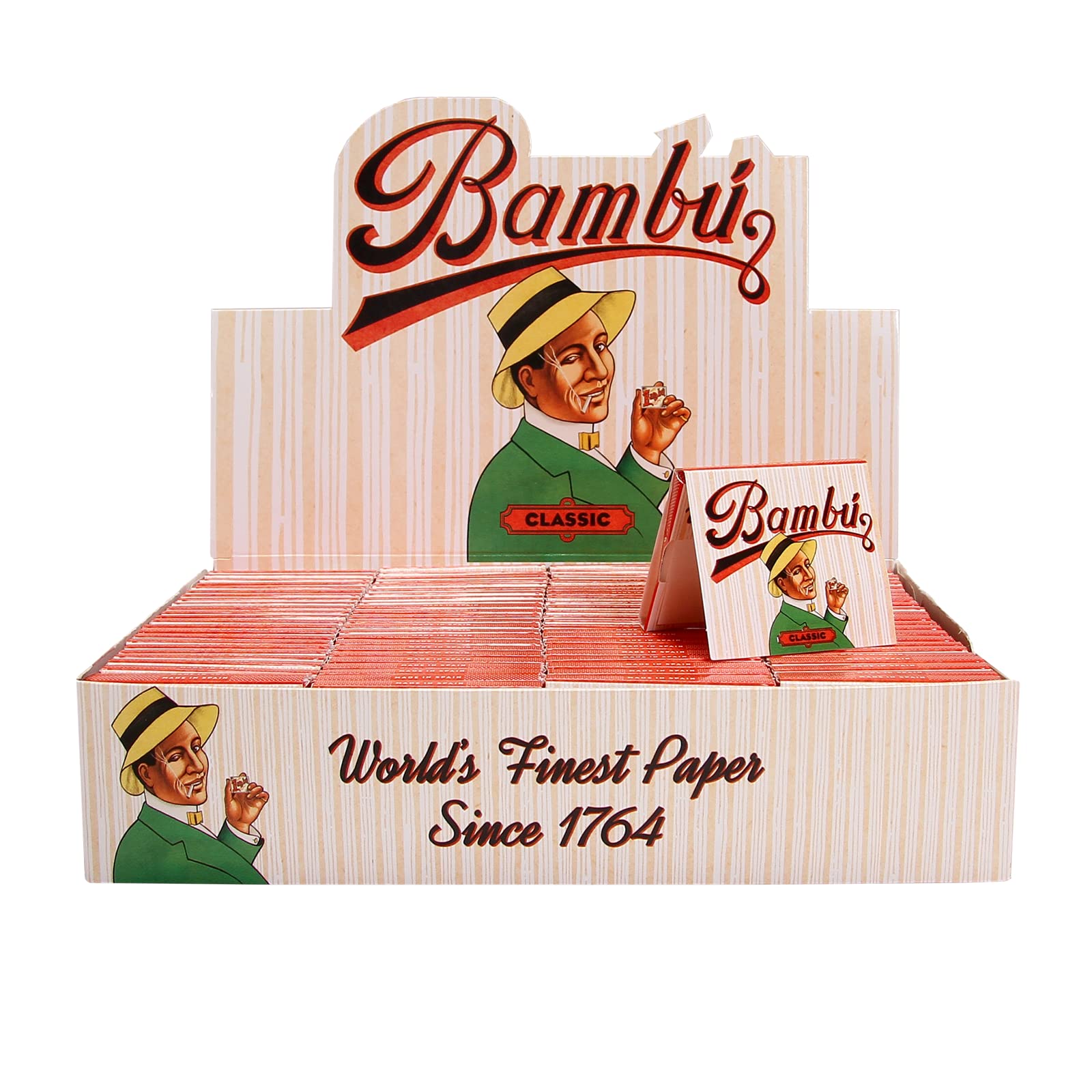 Photograph of product: Bambu | Classic Small Rolling Paper | 33ct