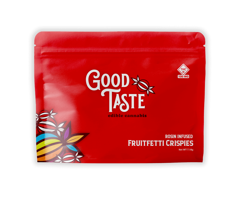 Photograph of product: Fruitfetti - Cured Rosin Infused Crispy Pack - 100mg