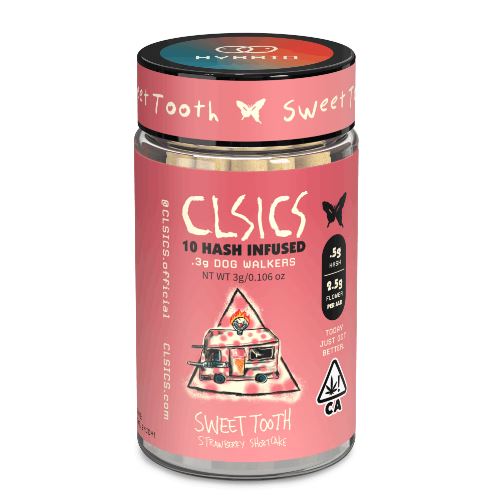 Photograph of product: CLSICS | Sweet Tooth au chocolat Infused Pre-Rolls (10 Pack) | 3g