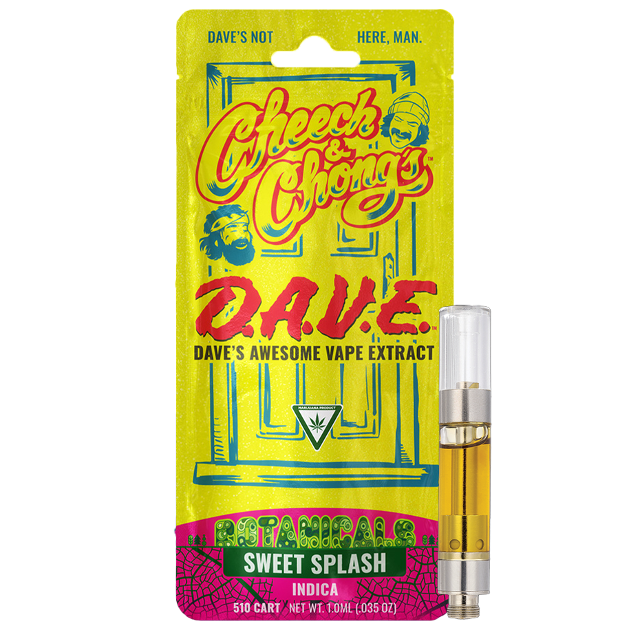 Photograph of product: Cheech & Chong's D.A.V.E. Sweet Splash Vape Cartridge Rec