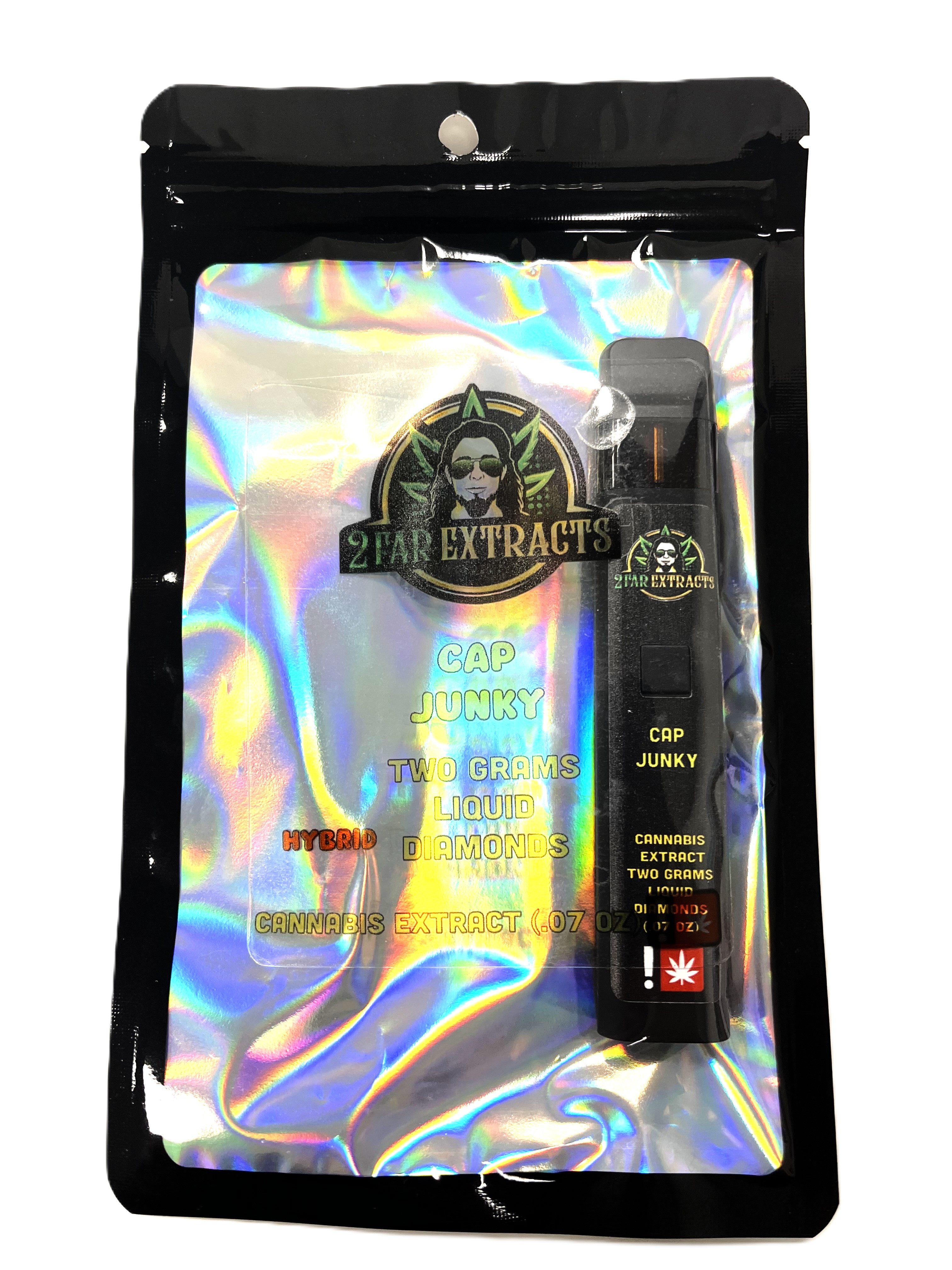 Photograph of product: 2 Far Extracts 2g Disposable | Cap Junky