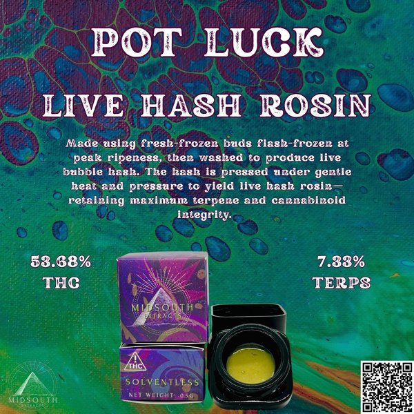 Photograph of product: Pot Luck | Live Rosin