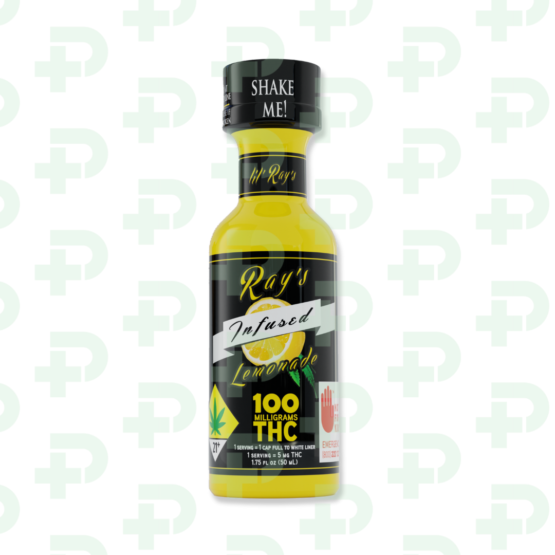 Photograph of product: Lil Rays 100mg Lemonade - Original