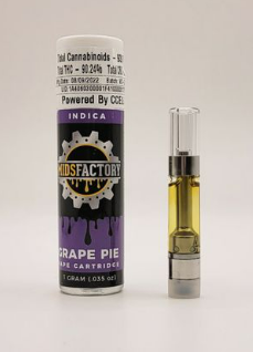 Photograph of product: Grape Pie Cartridge 1 Grams