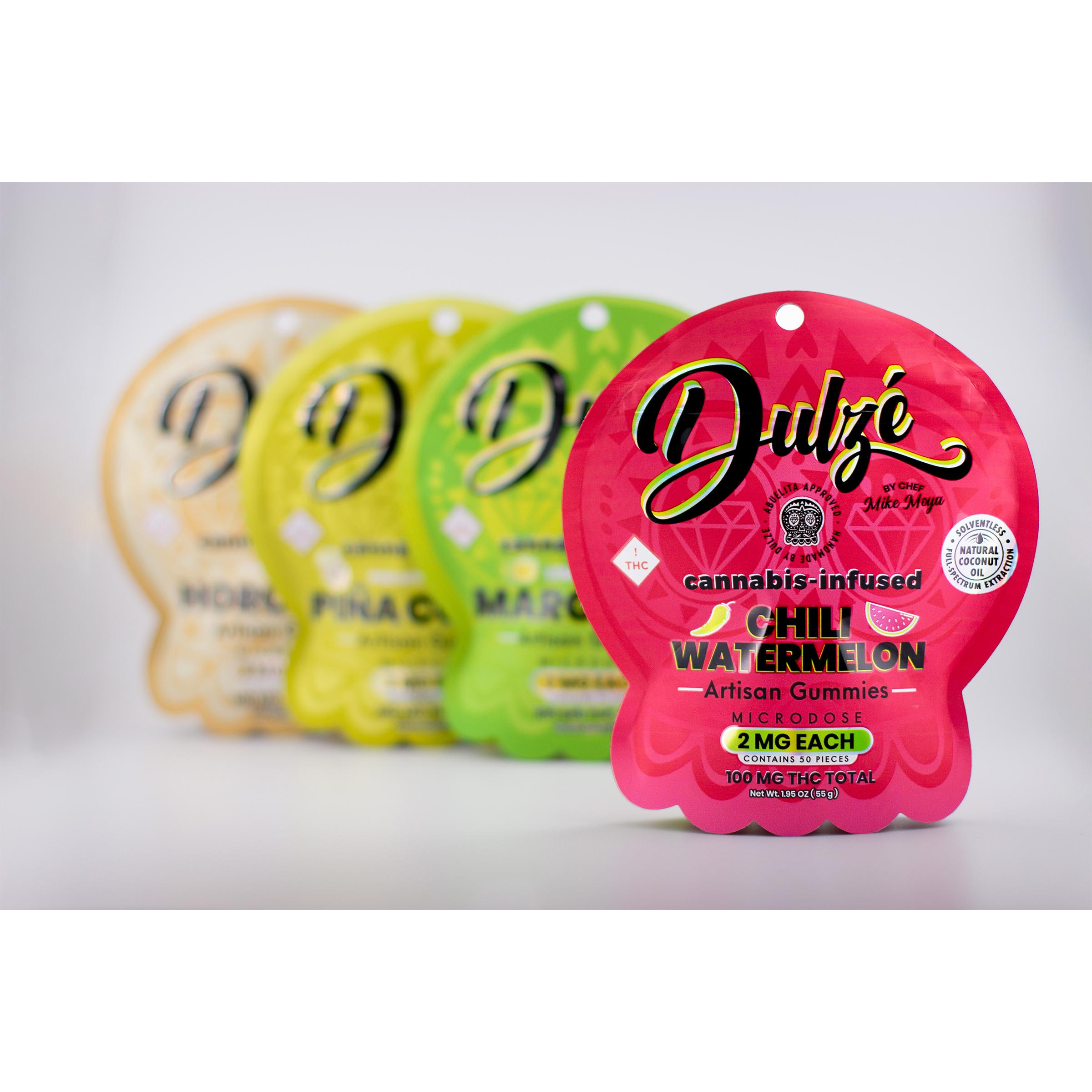 Photograph of product: Dulze | Chili Watermelon Microdose Gummies | 100mg