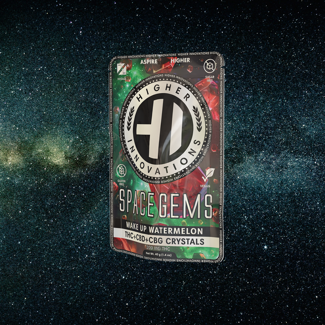 Photograph of product: 200mg Higher Innovations Space Gems 1:1:1 - Wake Up Watermelon