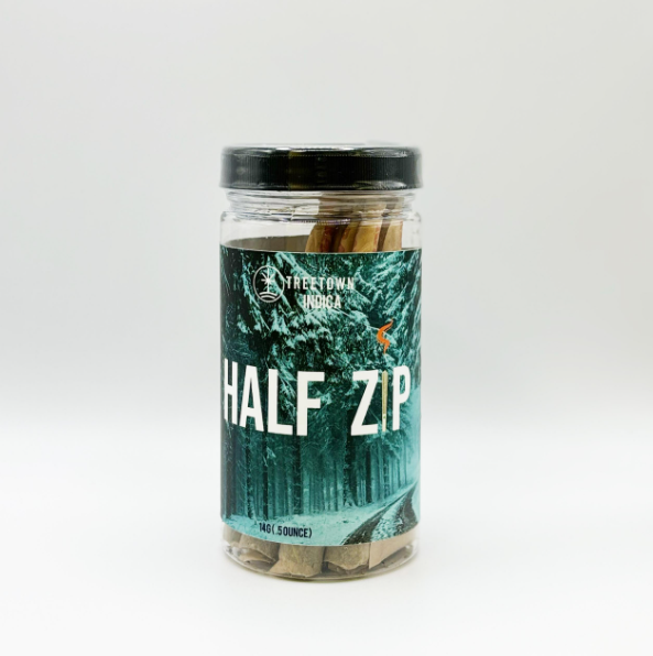 Photograph of Product: Blue Runtz | Half Zip | TreeTown