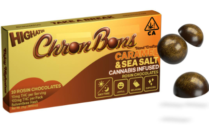 Photograph of product: Caramel & Sea Salt Chronbons 10 Pack