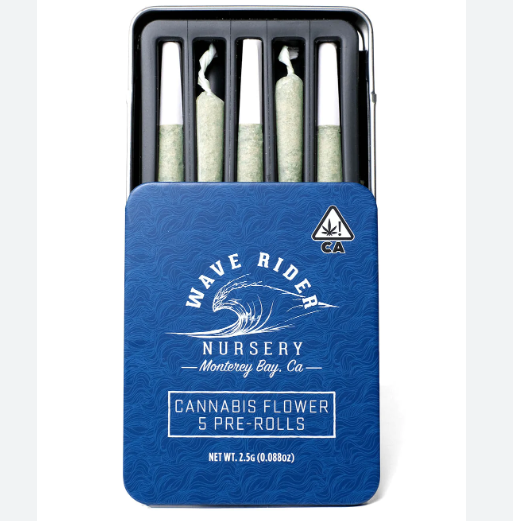 Photograph of product: Wave Rider - Acai Gelato (Oui'd) 5pk Preroll