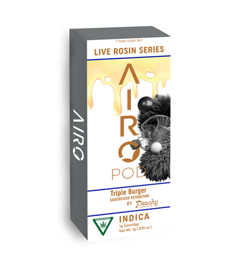 Photograph of product: Triple Burger Live Rosin Pod