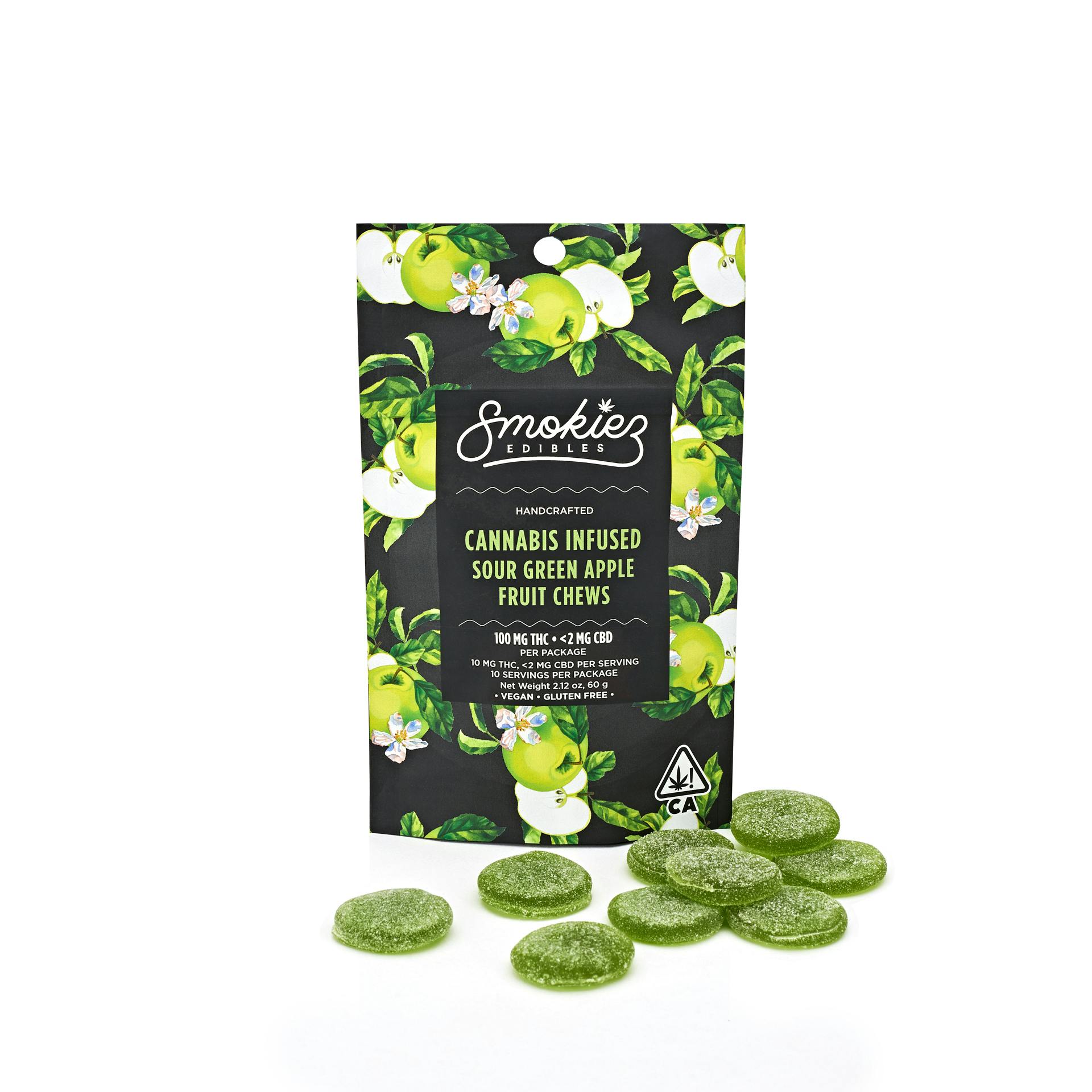 Photograph of Product: SMOKIEZ | SOUR GREEN APPLE | 200MG | HYBRID
