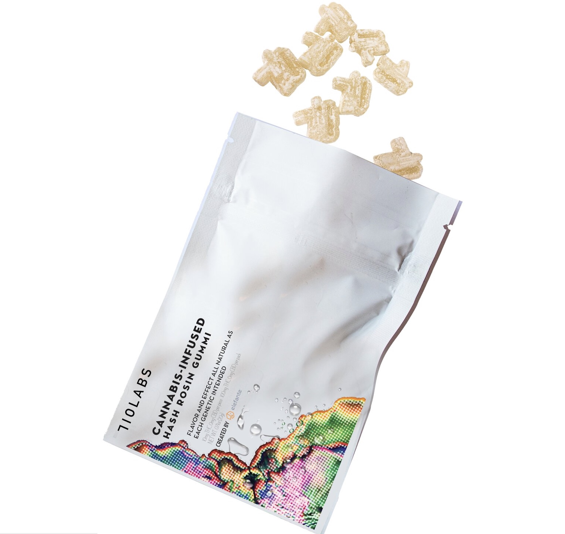 Photograph of product: 710 Labs Chocolate Oranges #25 gummis 100mg