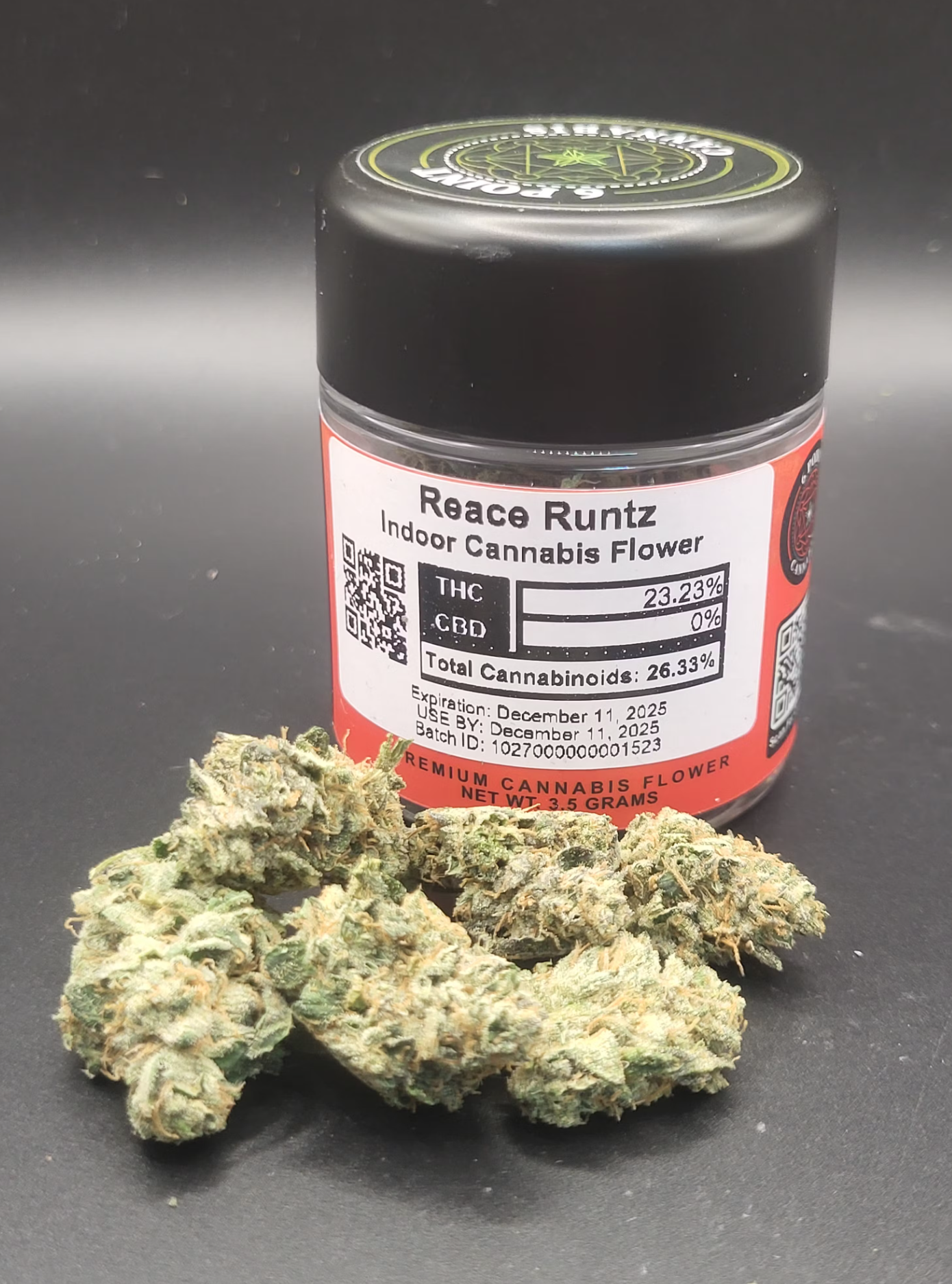Photograph of product: 6 Point Oui'd | Reace Runtz (Indoor) | 3.5G Flower