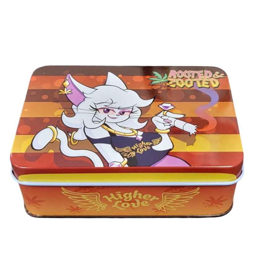 Photograph of product: Higher Love x Rooted & Zooted Dab Tin