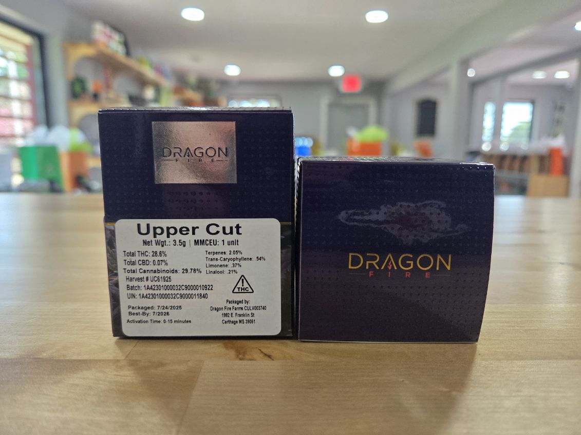 Photograph of product: Dragon Fire Farms- Upper Cut - 3.5g