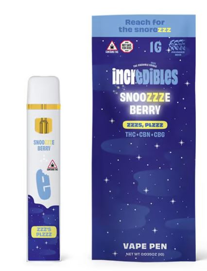 Photograph of product: Sleep 14:1:1 (Snoozzzeberry) Disposable Vape Pen | 1g