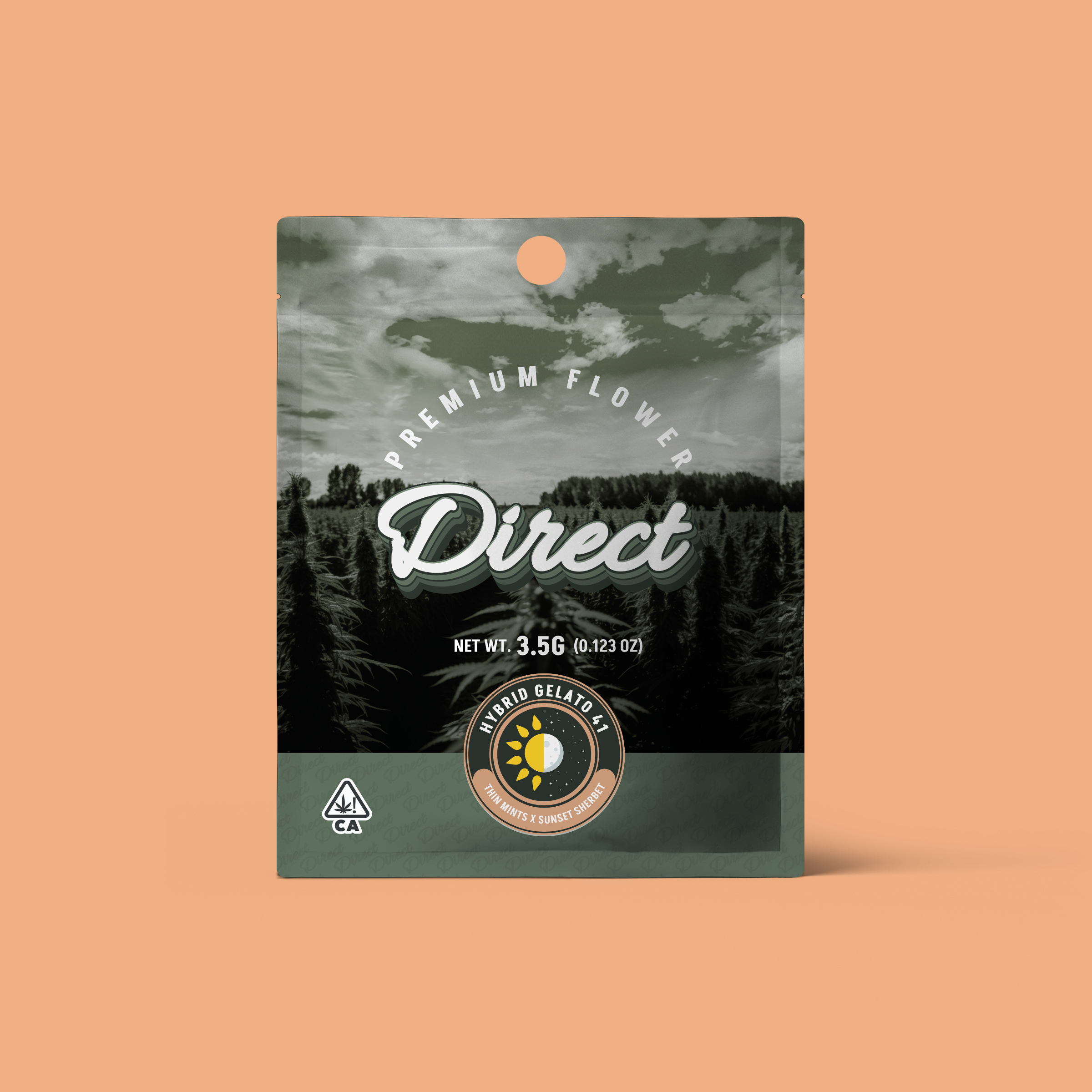 Photograph of product: Direct - Gelato (Hybrid) Flower (3.5g)