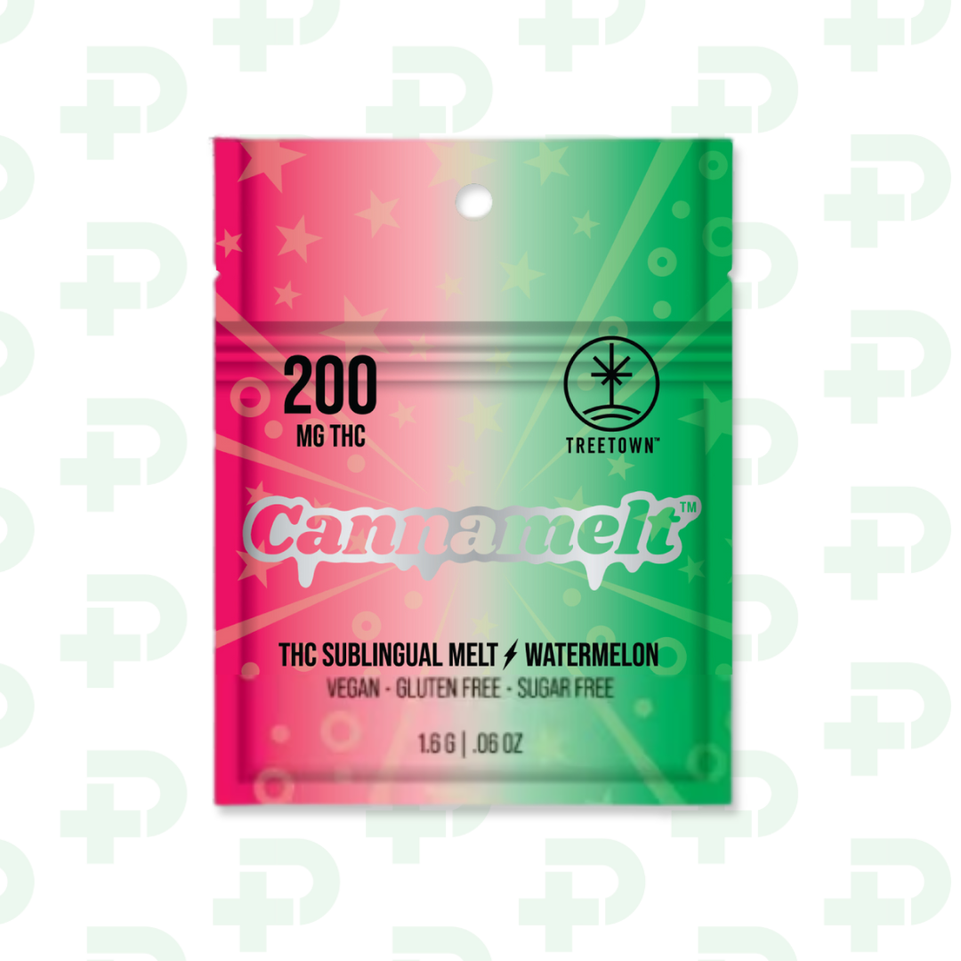 Photograph of product: Treetown 200mg Cannamelt - Watermelon