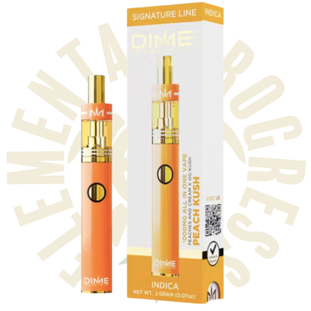 Photograph of product: Dime Disposable - Peach Kush