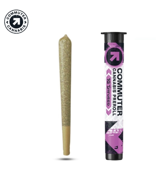 Photograph of product: Banana Candy Diamond Infused Pre-roll 1g