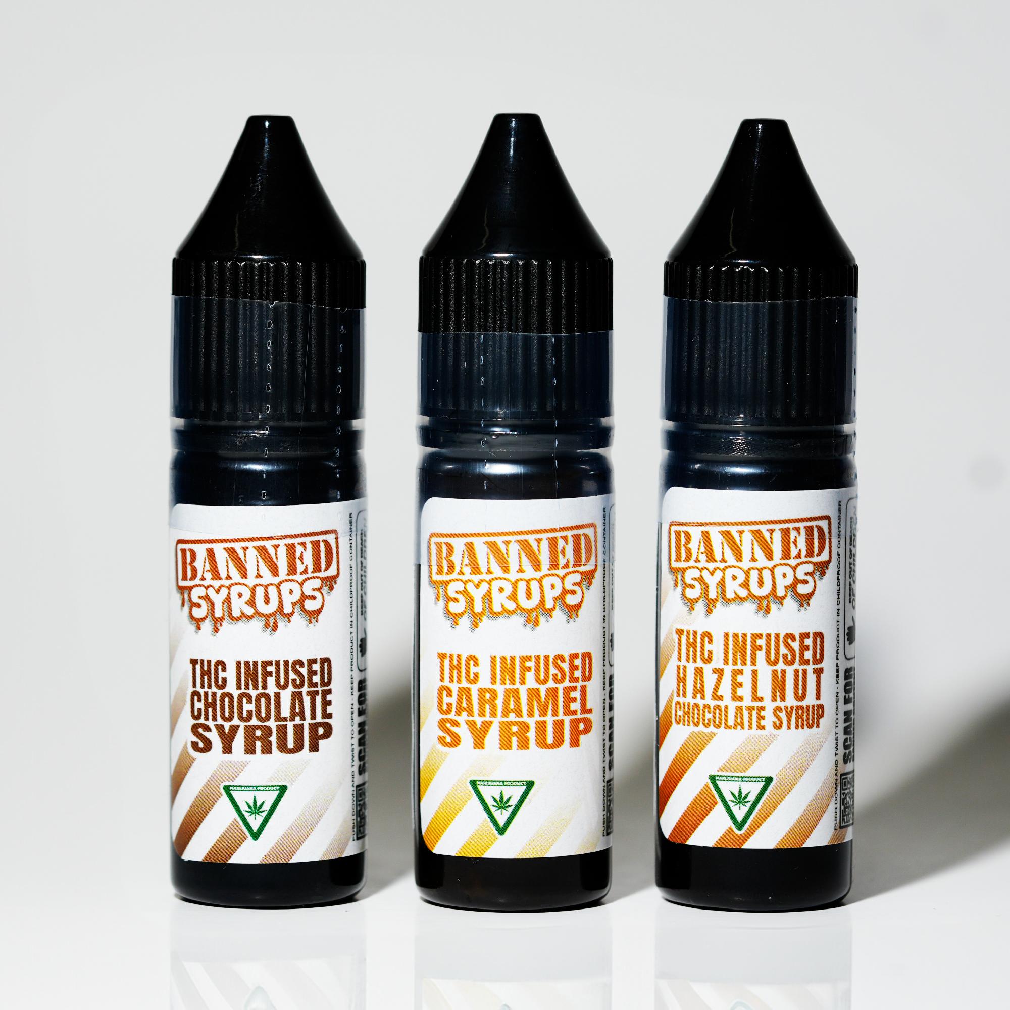 Photograph of product: Banned | Chocolate | 200mg Infused Syrup