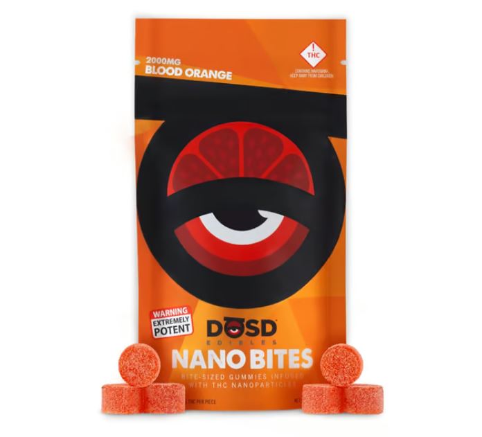 Photograph of product: Dosd Nano Bites - Blood Orange (2000mg)