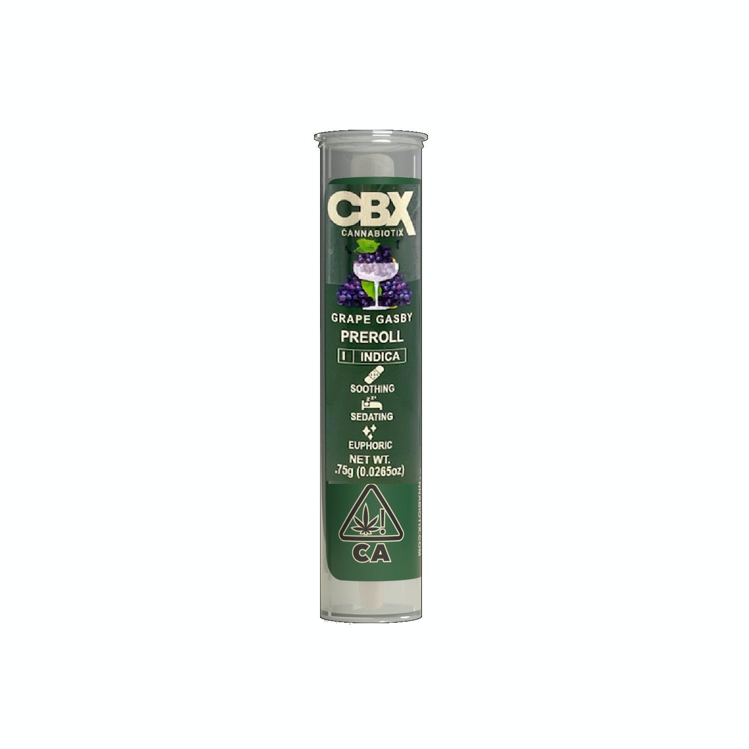 Photograph of product: CBX - Grape Gasby - Indoor - Joint
