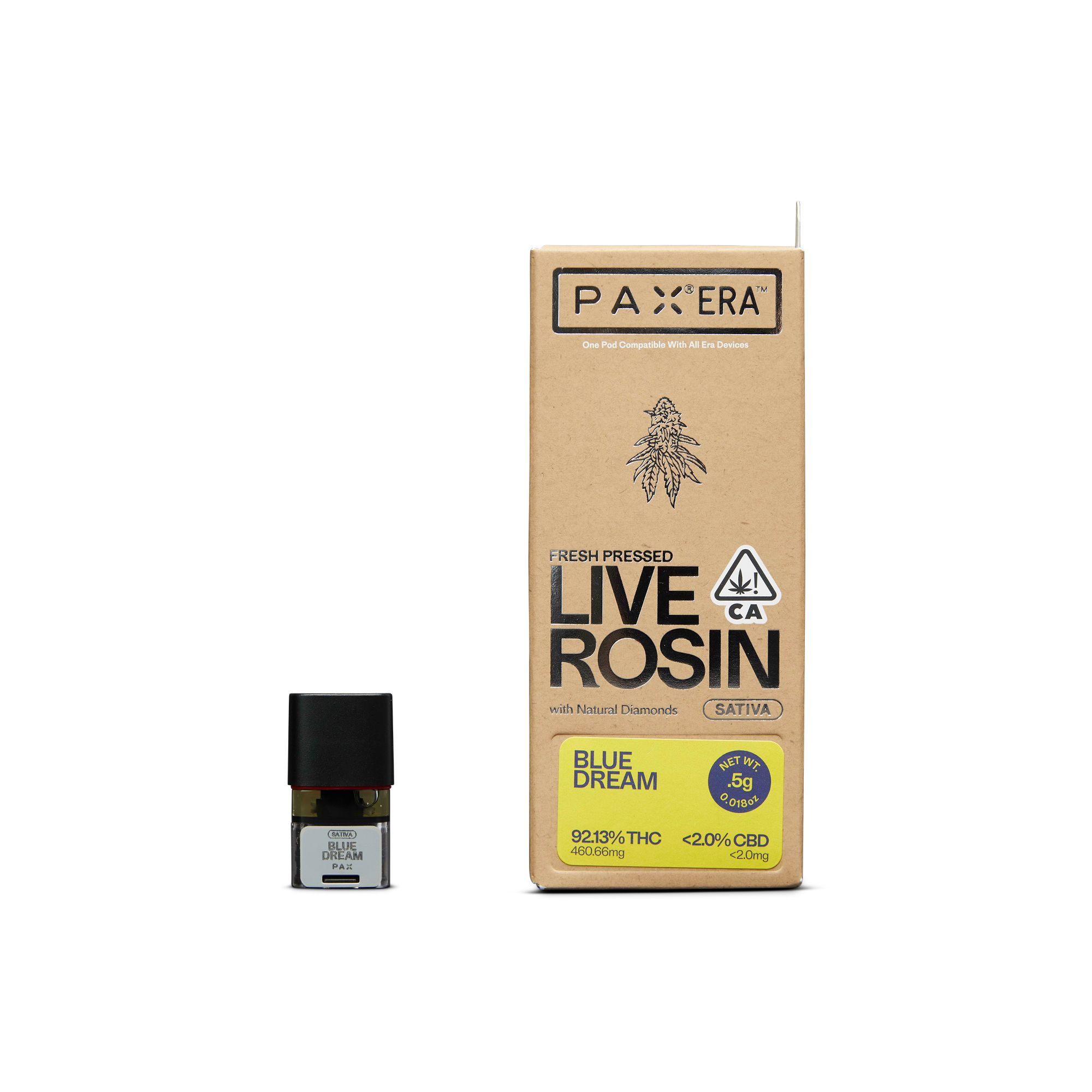Photograph of product: LIVE ROSIN BLUE DREAM POD 1G C2