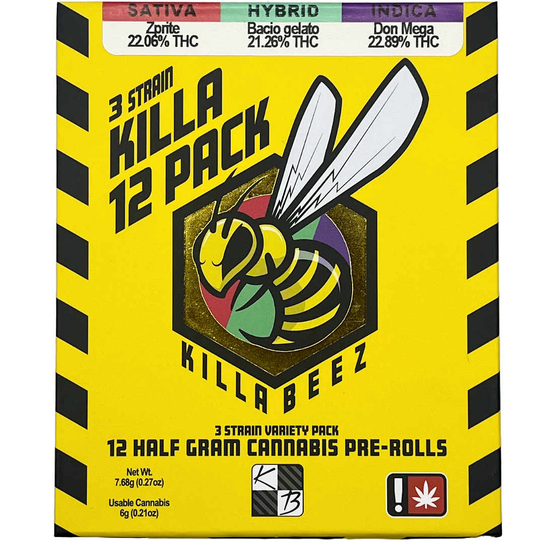 Photograph of product: Killa- Zprite/Bacio Gelato/Don Mega (.5G) 12PK