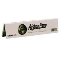 Photograph of product: Afghan Hemp King Size Natural Unrefined Rolling Papers $3