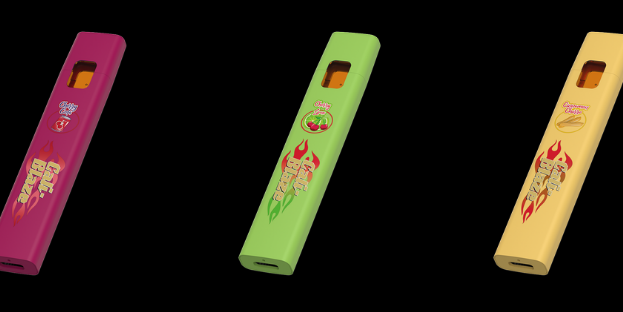 Photograph of product: Cali Blaze - Live Resin Disposable - Strawberry Lemonade