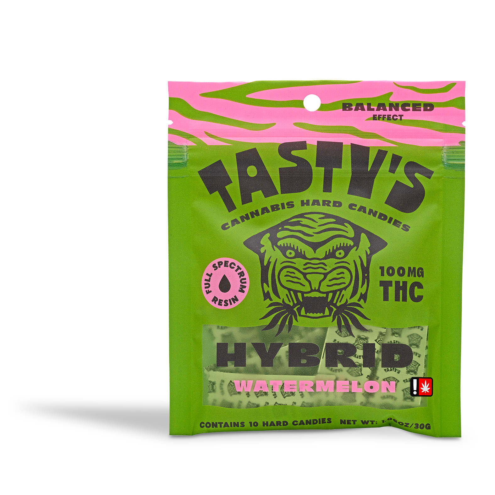 Photograph of product: Tasty's - Watermelon Hard Candy 10 pack - 1.06oz
