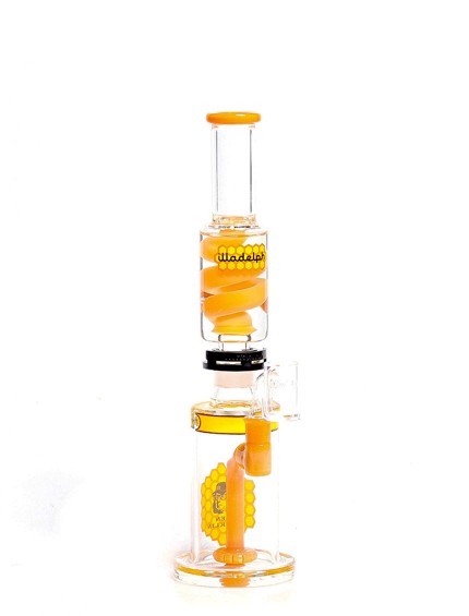 Photograph of product: Honeycomb Danklin Glycerin Coil | Flower/Concentrate Water Pipe