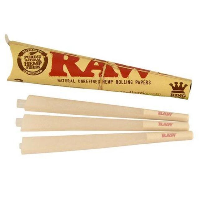 Photograph of product: Raw Cones (Classic) | King Size 3 Pack - 