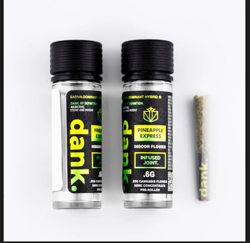 Photograph of Product: Dank | Infused Preroll | Pineapple Express