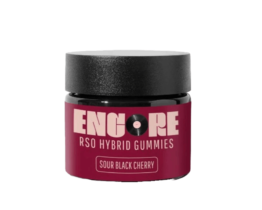 Photograph of product: RSO Gummies | Encore | Sour Black Cherry [10pk]