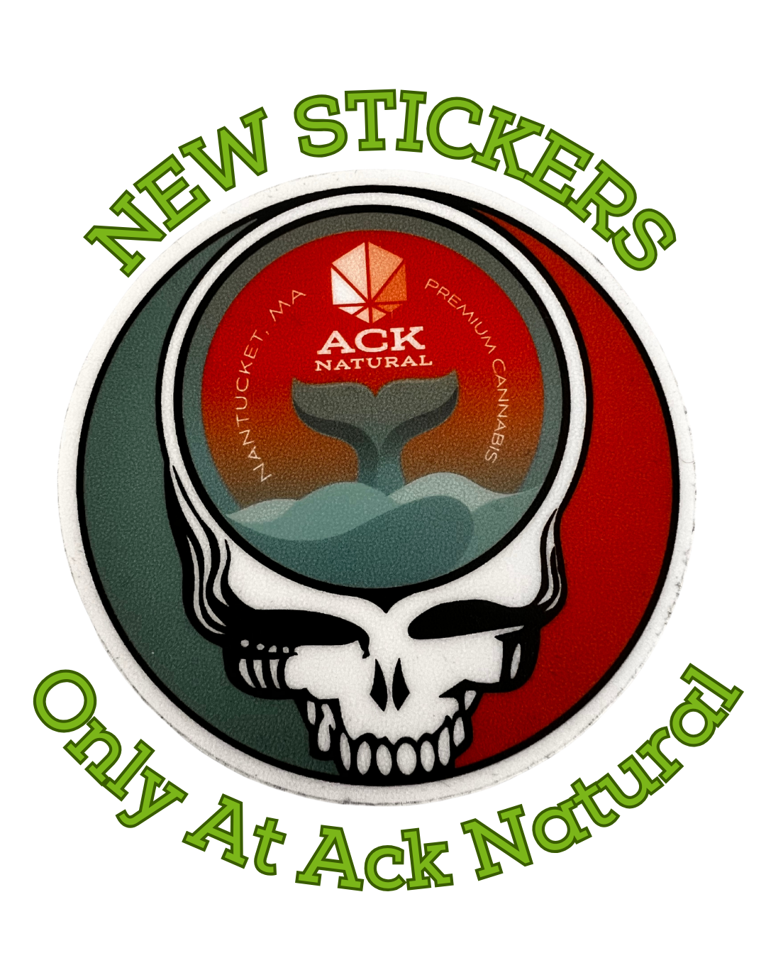 Photograph of product: Grateful Dead Sunset Island Sticker