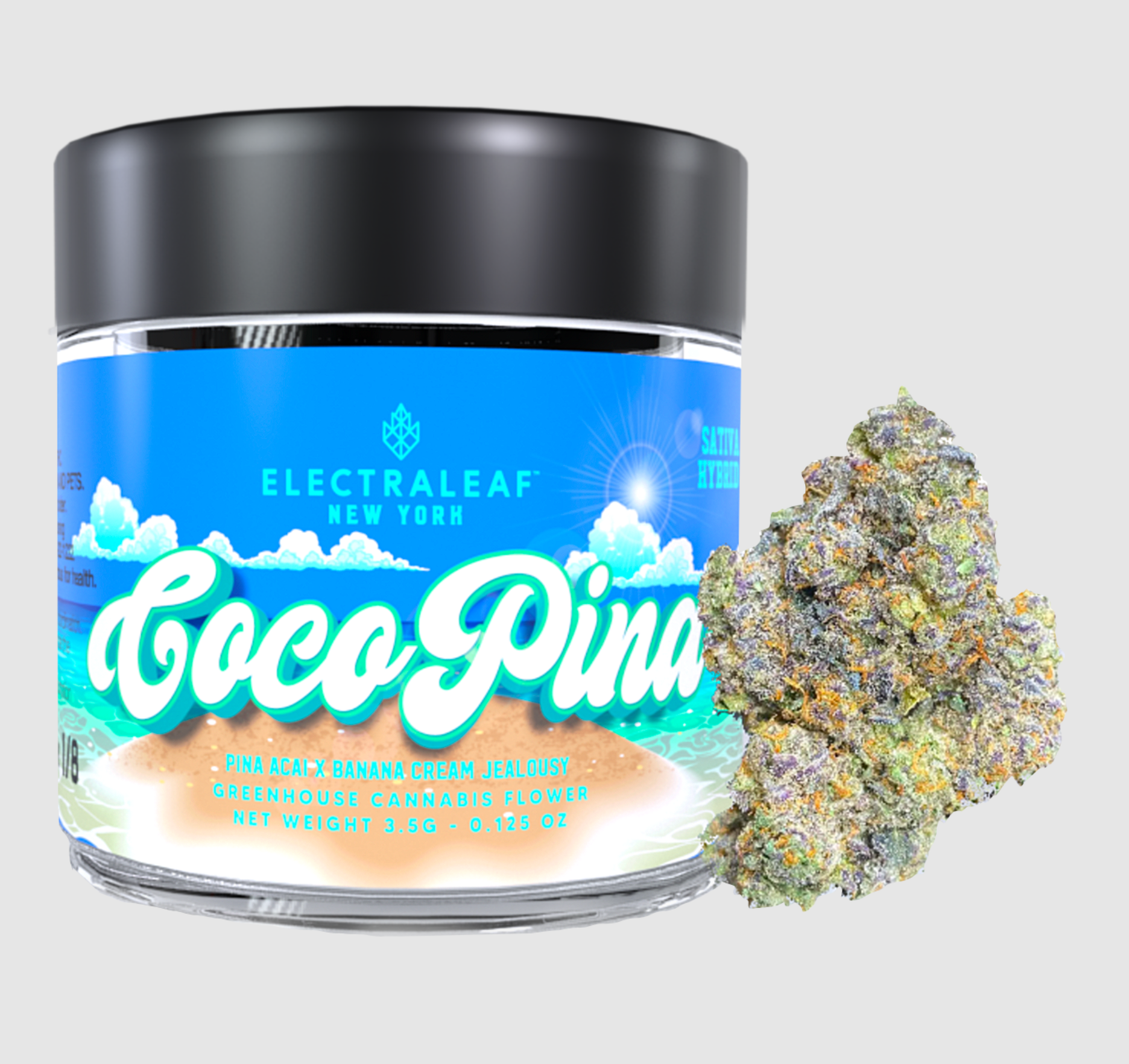 Photograph of product: ElectraLeaf | Coco Pina | 3.5G Flower