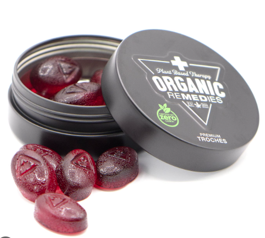 Photograph of product: Grape | 25mg Distillate Troche | 15pk