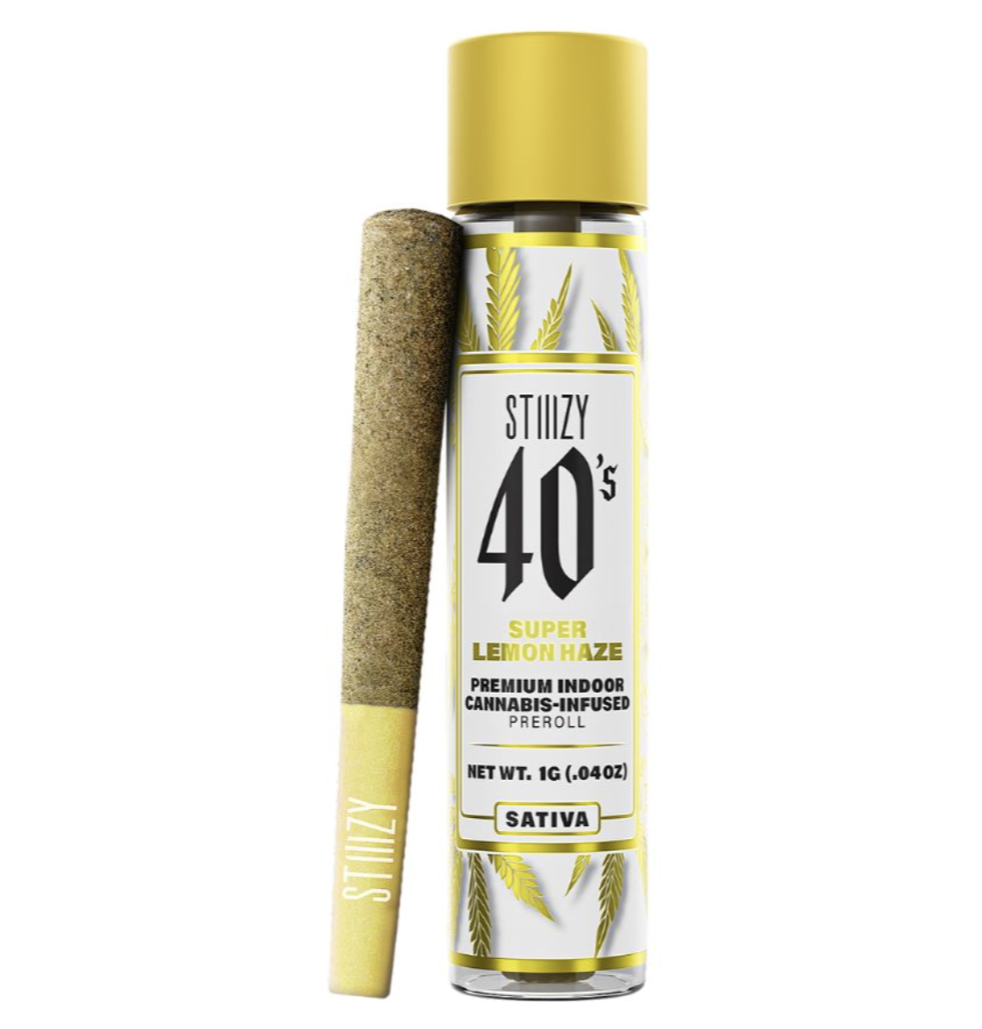 Photograph of product: 40S | SUPER LEMON HAZE INF PREROLL | 1G