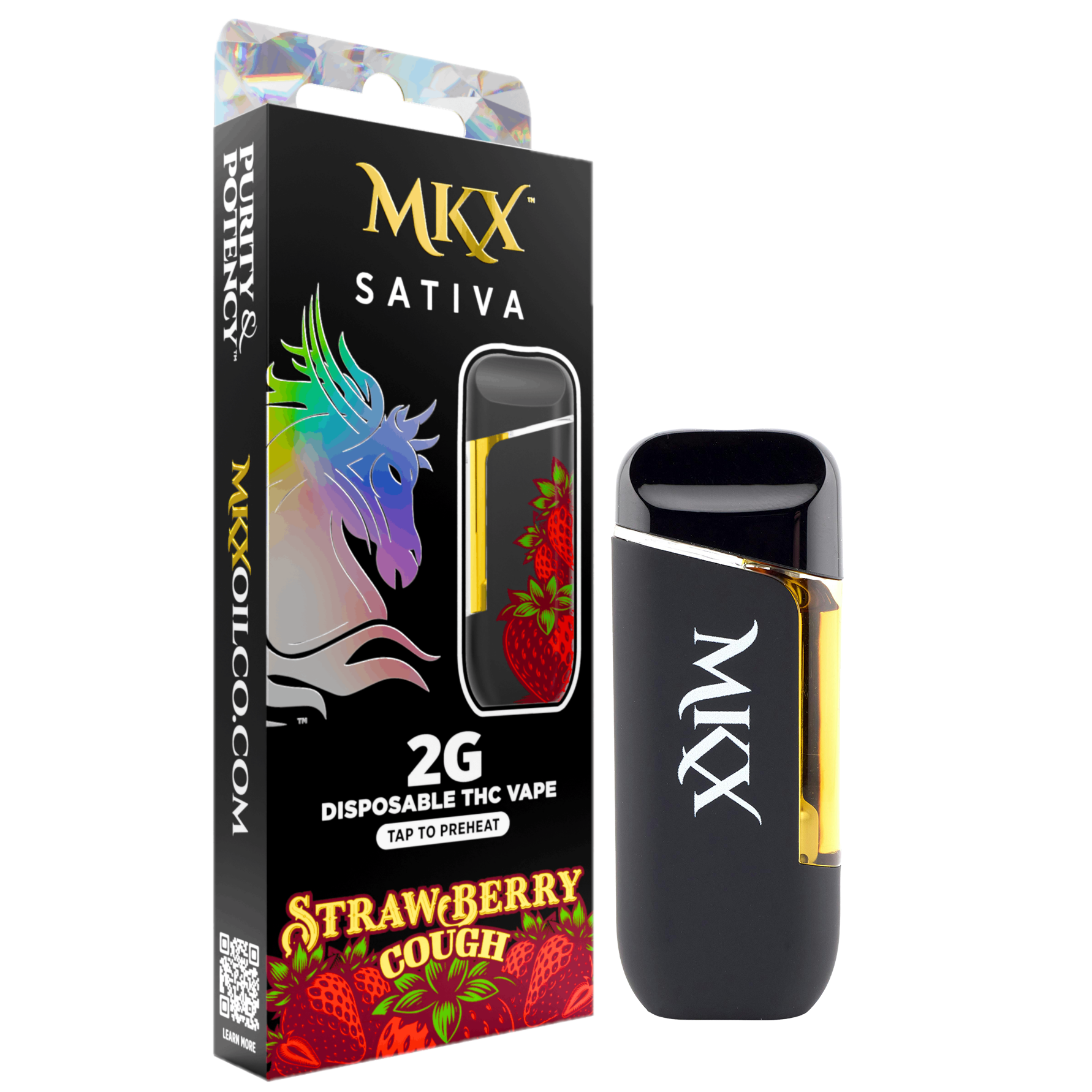 Photograph of product: MKX Strawberry Cough Disposable Vape Rec