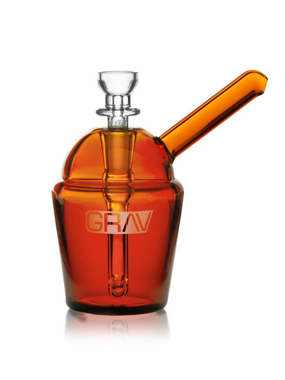 Photograph of product: GRAV | Slush Cup Pocket Bubbler | Amber