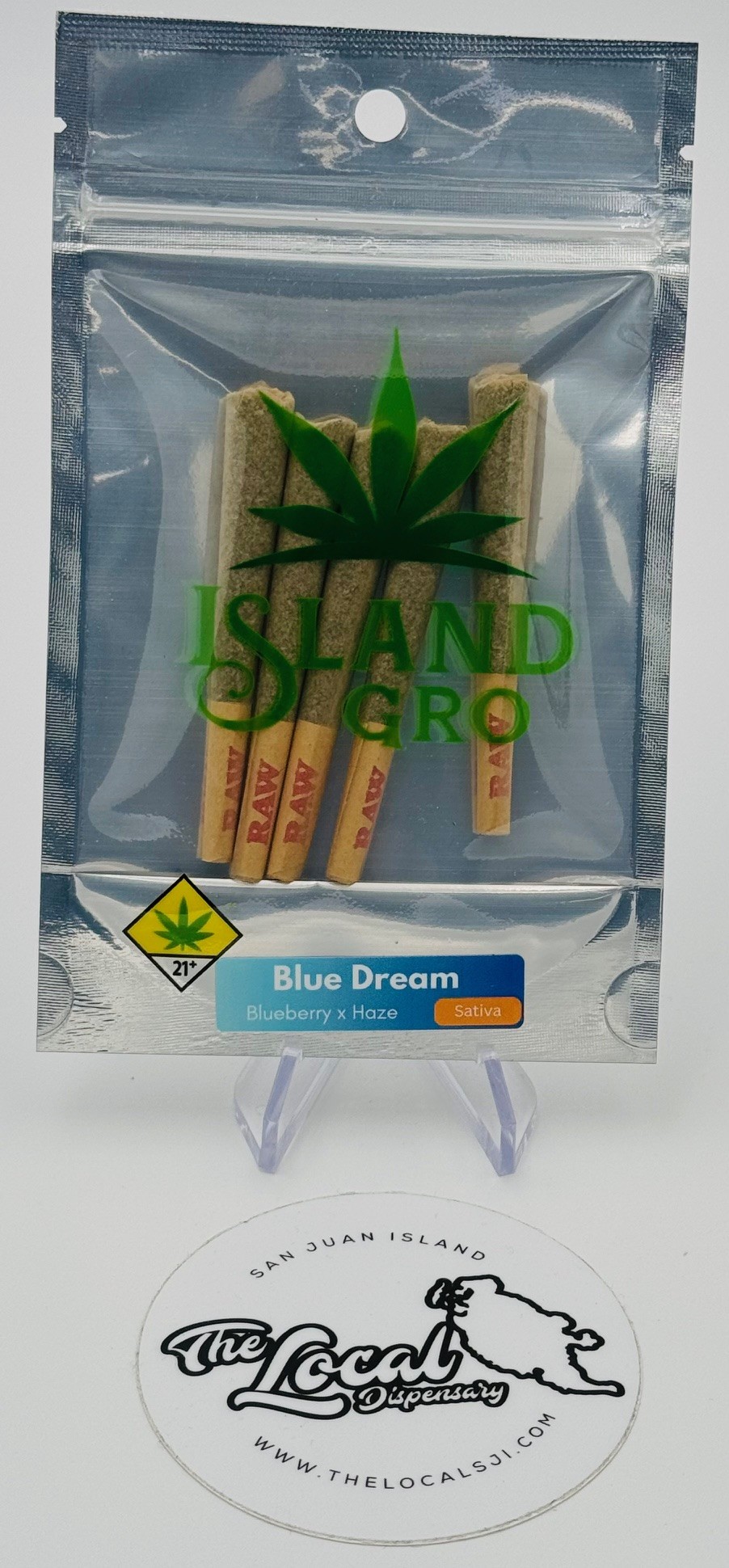 Photograph of product: Blue Dream Pre-Rolls 5pk