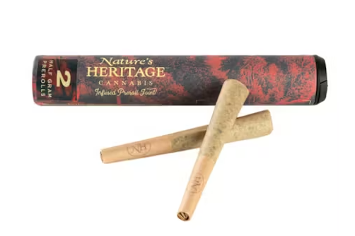 Photograph of product: Orange Chemeleon Infused Pre Roll Pack 2pk (1g Total)