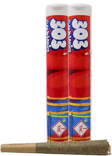 Photograph of product: 303 | 1g Pre-Roll | Strawberry Pines | S