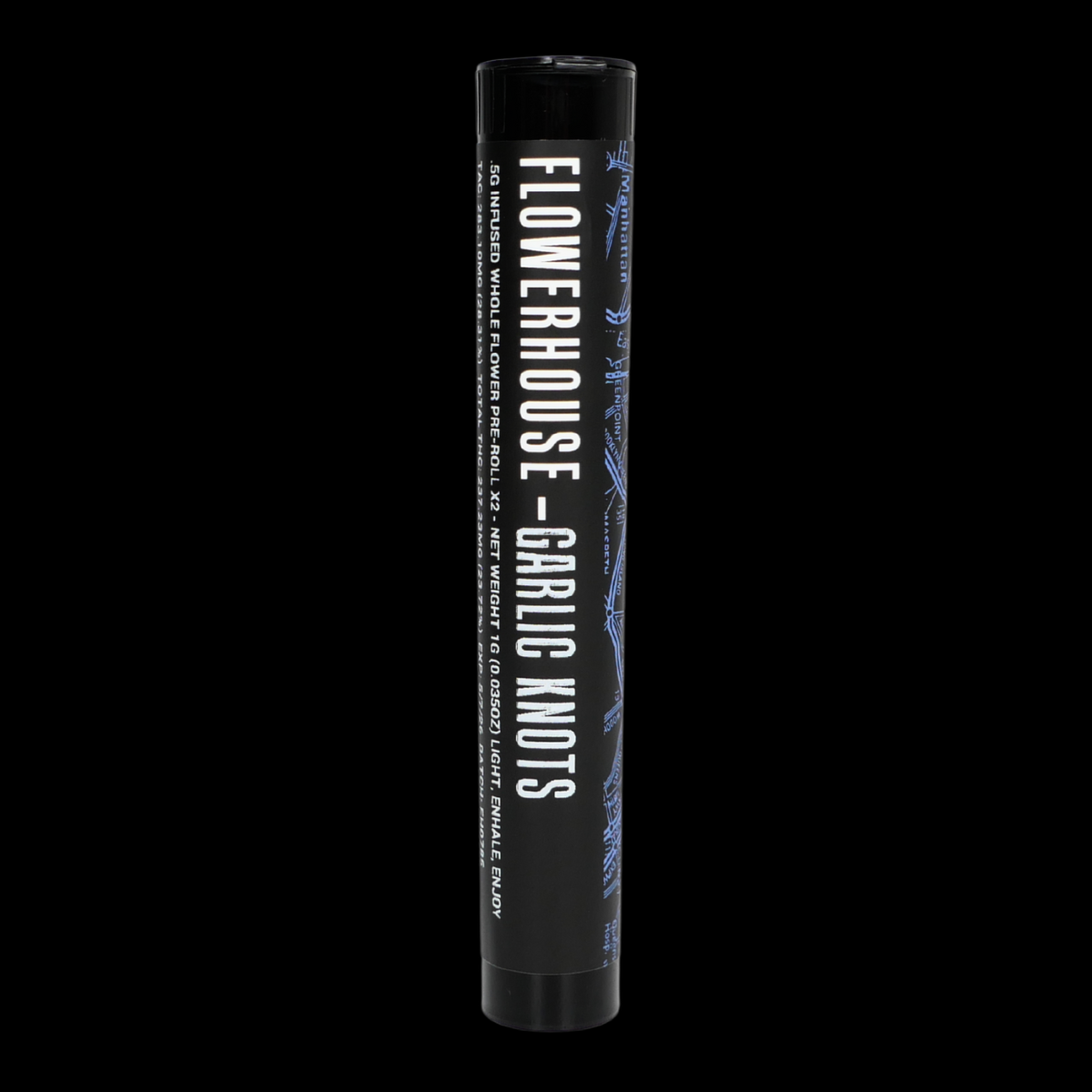 Photograph of Product: Flowerhouse - Garlic Knots 2pk Infused Preroll - 1g